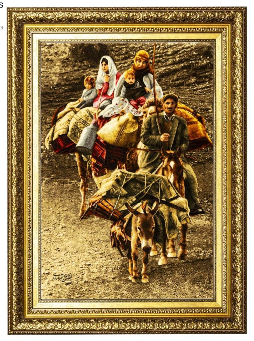 کوچ عشایر چله ابریشم برجسته شده